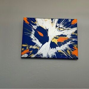 Original Abstract Painting “Foxing Around” 9x12
